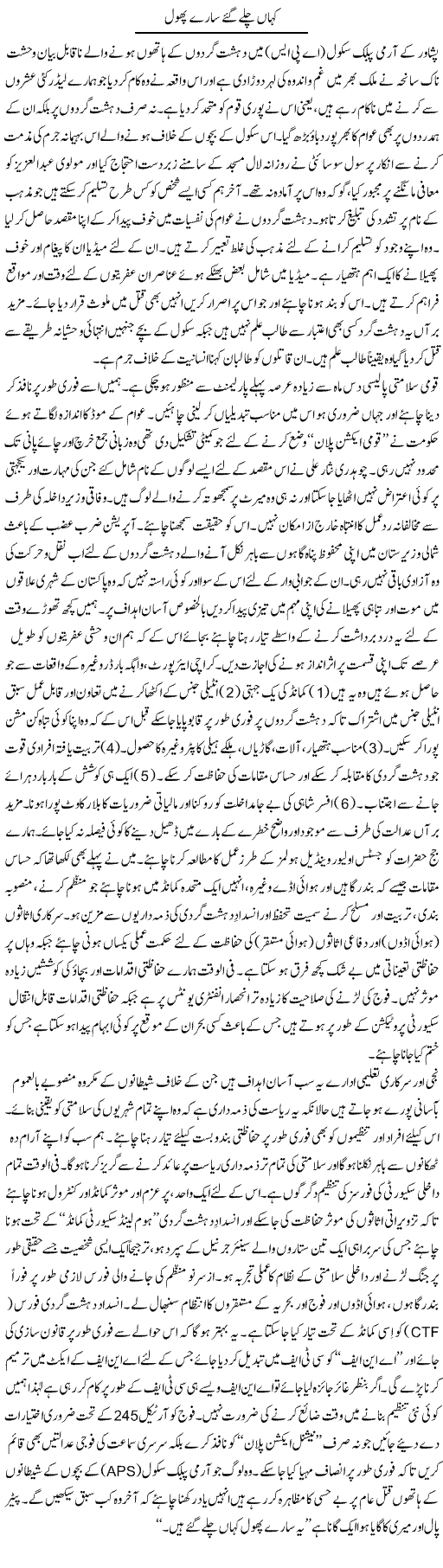 Kahan Chalay Gaye Saaray Phool | Ikram Sehgal | ColumnsHub