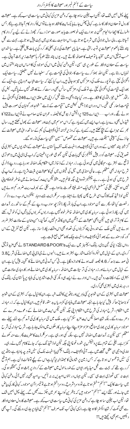 Siasat Ke Item Number Aur Maeshat Ka Extra Kirdar | Khalid Mehmood Rasool | ColumnsHub