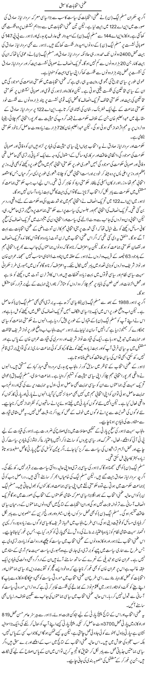 Zimni Intekhabat Ka Sabaq | Salman Abid | ColumnsHub