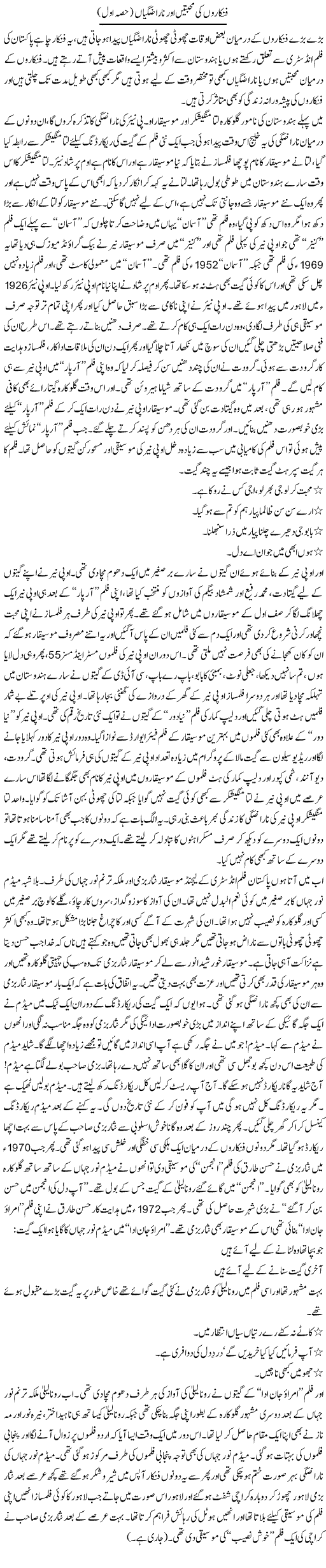 Fankaron Ki Muhabbaten Aur Narazgiyan (1) | Younus Hamdam | ColumnsHub
