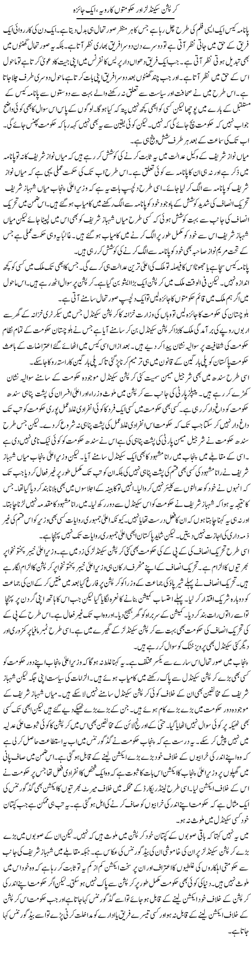 Corruption Scandals Aur Hukumaton Ka Rawayya, Aik Jaiza | Muzamal Suharwardy | ColumnsHub