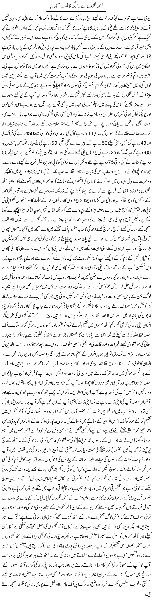 Aath Tukron Ne Zindagi Ka Falsafa Samjha Diya | Nayyar Sarhadi | ColumnsHub