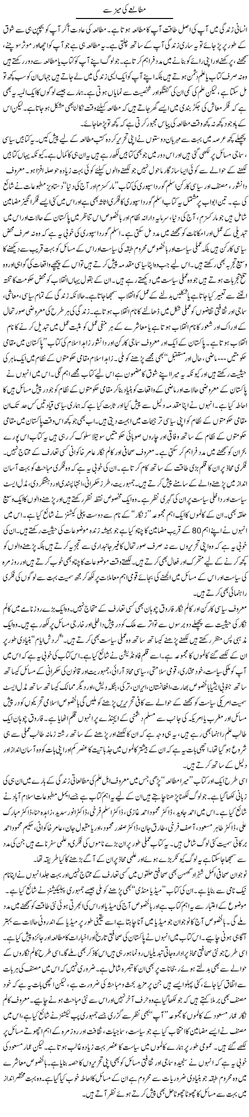 Mutalay Ki Maiz Par | Salman Abid | ColumnsHub