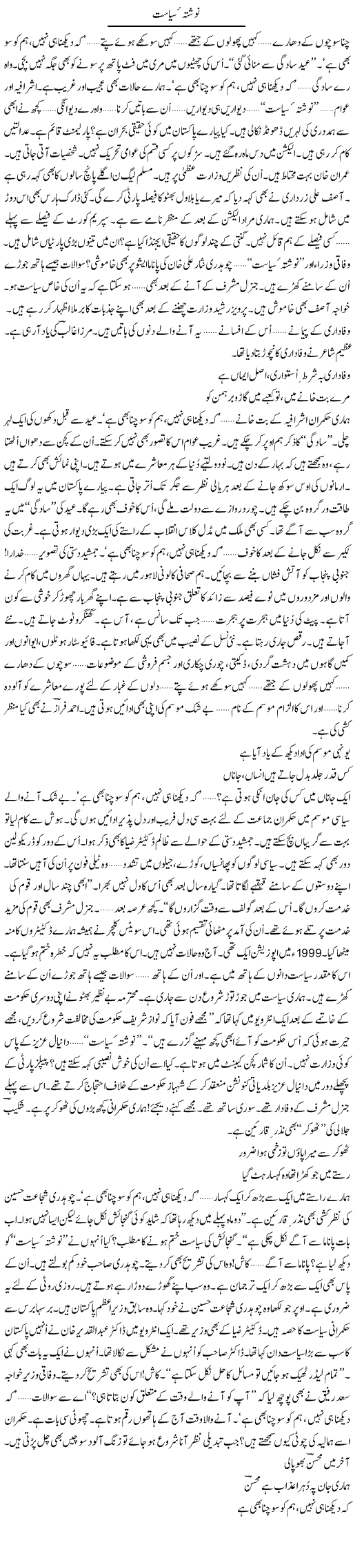Navishta Siasat | Ejaz Hafeez Khan | ColumnsHub