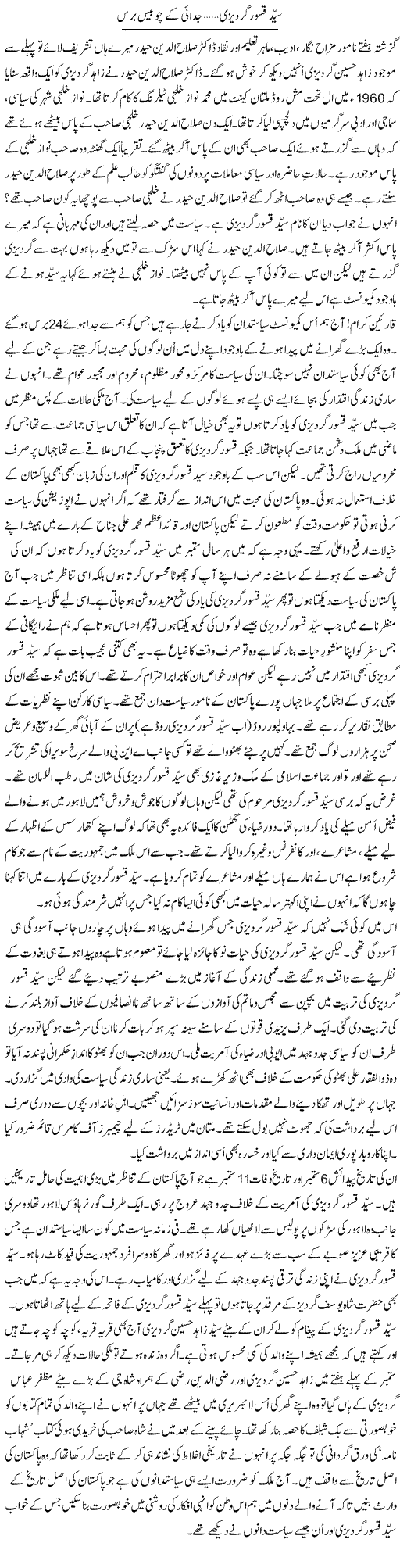 Syed Qaswar Gardezi | Shakir Hussain Shakir | ColumnsHub
