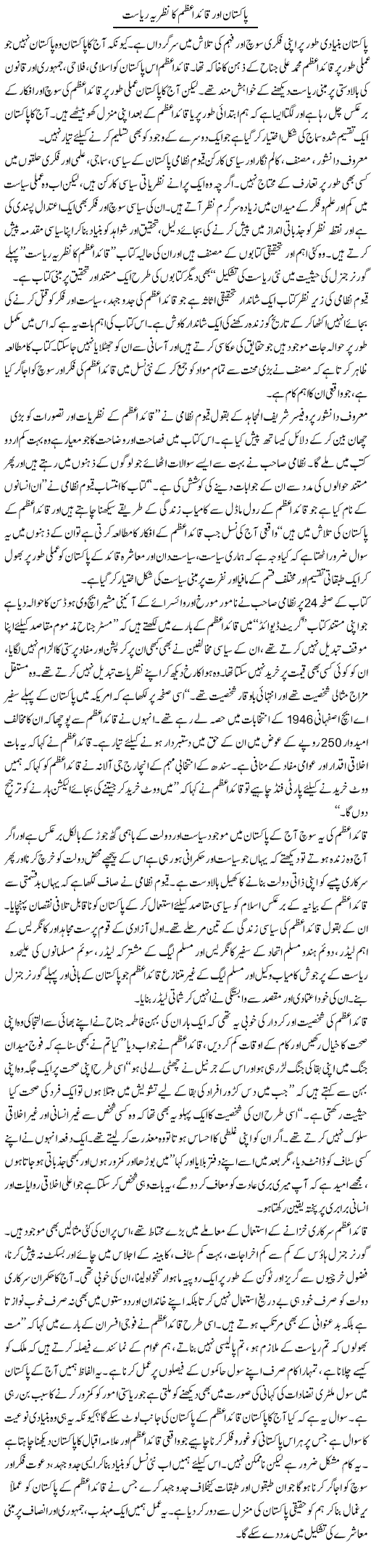 Pakistan Aur Quied Azam Ka Nazriya Riyasat | Salman Abid | ColumnsHub