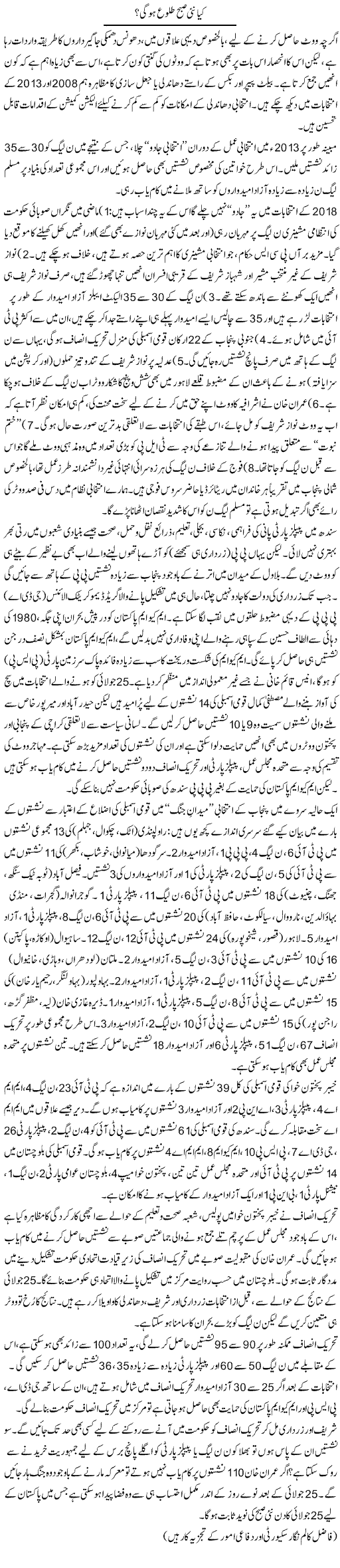 Kya Nai Subah Tulu Hogi? | Ikram Sehgal | ColumnsHub