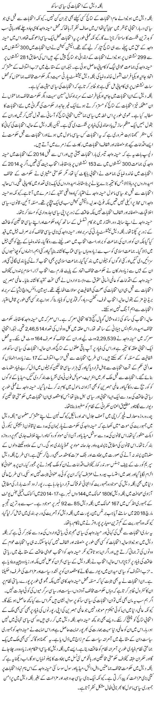 Bangladesh Ke Intikhabaat Ki Siyasi Saakh | Salman Abid | ColumnsHub