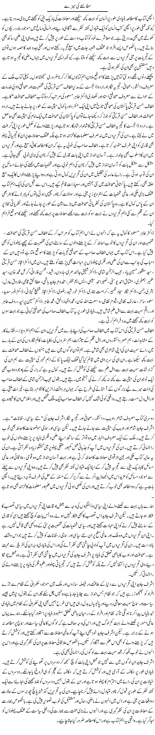 Mutalay Ki Maiz Se (2) | Salman Abid | ColumnsHub