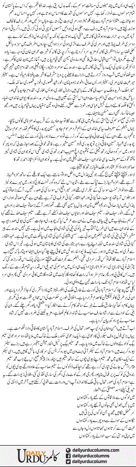 Din Bhar Ki Musaafat | Mazhar Barlas | ColumnsHub