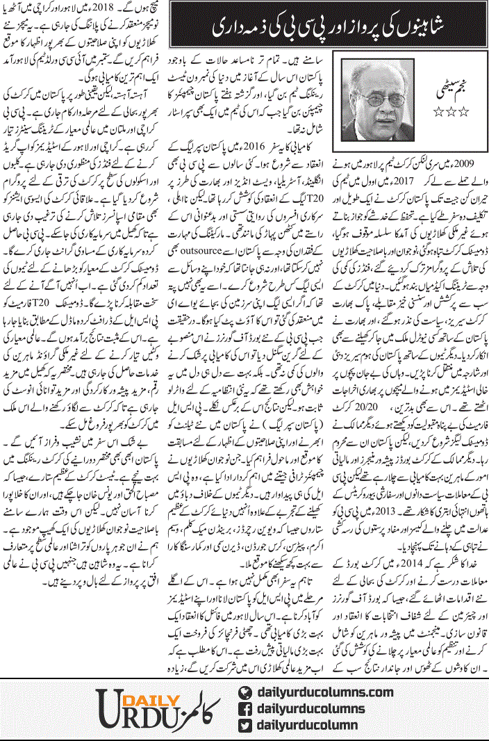 Shaheenon Ki Parwaz Aor Pcb Ki Zimmahdari | Najam Sethi | ColumnsHub